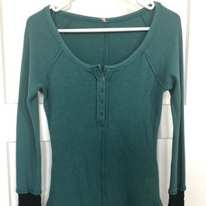 Free People thermal shirt